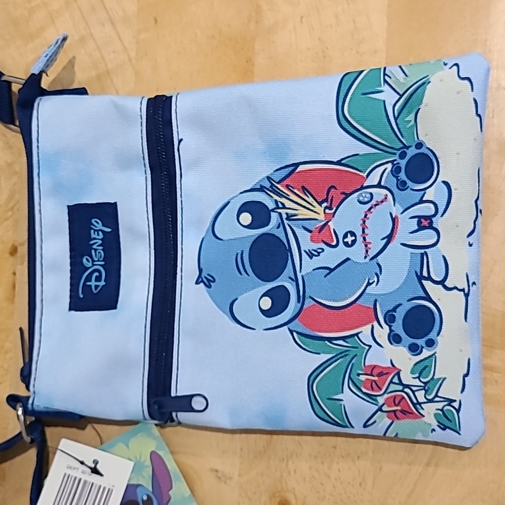 Disney Lilo & Stitch Palm Tree Passport Crossbody Bag